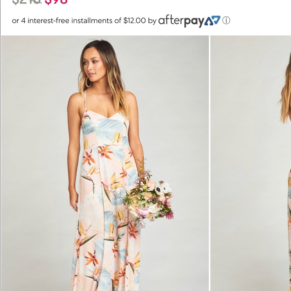Show Me Your Mumu Godshaw Goddess Gown paradise